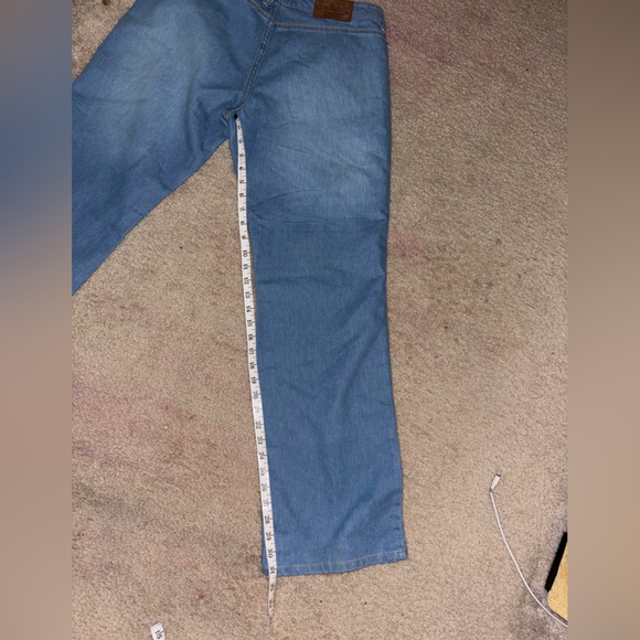 Von Dutch Graphic Colorful Wide Leg Women’s Jeans Sz 15 - Picture 4 of 6